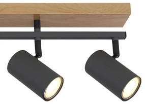 Globo 57911-5G - spotlámpa ROBBY 5xGU10/35W/230V barna/fekete