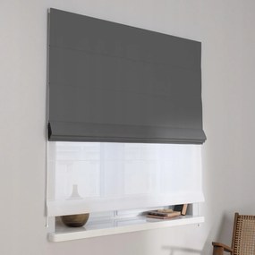 Kész római roló Duo 100x170cm fekete