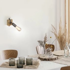 Leuchten Direkt 13471-79 - Fali spotlámpa SLAT 1xE27/40W/230V