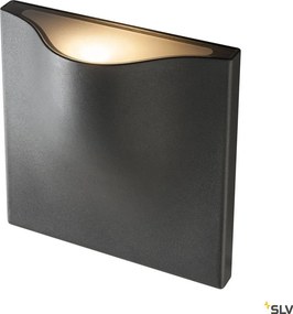 SLV 1002504 VILUA Modern Kültéri Fali Lámpa Antracit LED IP54