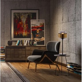 Asztali lámpa SPIEGA 1xE27/60W/230V arany/fekete