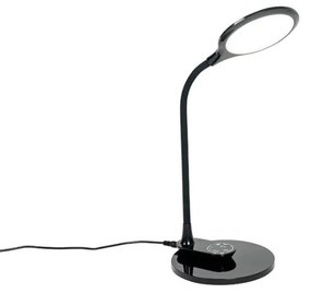 Asztali és fali lámpa fekete, LED-del és érintős dimmerrel - Joni