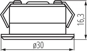 KANLUX 23520 IMBER Fürdőszobai Beépíthető Lámpa LED IP65