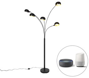 Okos állólámpa fekete 5-lámpás, Wi-Fi-vel B35 - Sixties