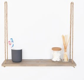 Fali polc 13x60 cm fenyő