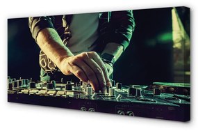 Canvas képek Konzol DJ fejhallgató 140x70 cm