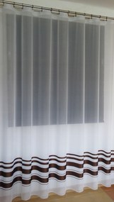 Mg Függöny 762 Fátyol fehér Öv barna 300x250 szalaggal