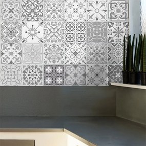 Gythio 24 db-os dekoratív falimatrica szett, 10 x 10 cm - Ambiance