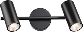 RENDL BOGARD II fali lámpa matt fekete 230V LED 2x5W 40° 3000K
