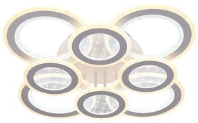 LED Dimmelhető felületre szerelhető csillár LED/200W/230V 3000-6500K + távirányítás