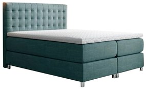 RIVERA kárpitozott ágy + topper, 140x200, inari 87