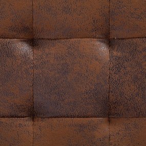 barna művelúr tárolózsámoly 87,5 cm