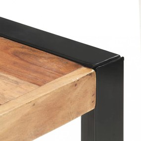 paliszander felületű tömör fa étkezőasztal 180 x 90 x 75 cm