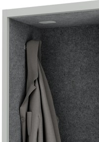 Sally 1150mm korpus Szary - siedzisko Ciemnoszary