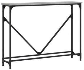 vidaXL szürke sonoma színű szerelt fa tálalóasztal 102x22,5x75 cm