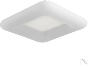 PREZENT 17305 TRIVAN SQ Négyzetes Mennyezeti Lámpa Matt Fehér LED IP20