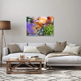 Kép - nyári piknik (üvegen) (70x50 cm)