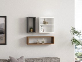 Polc Pisoda 4 (dió + fehér + antracit)  . 1095986