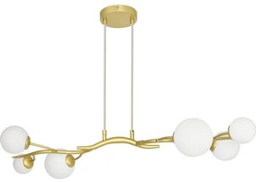 Brilagi - LED Csillár zsinóron MISTEL 6xG9/3W/230V arany/fehér