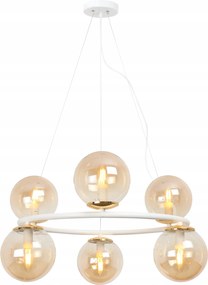 Mennyezeti Lámpa Lógó Aura Csillár Méz Üveg Lámpabúra Gömbök Modern