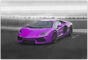 Poszterek 200x135 Rózsaszín sportautó