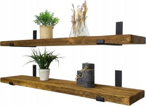 Rusztikus polc Vintage falra akasztható könyvespolc 90cm x30cm