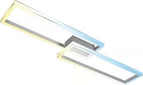 Briloner 3761019 - LED dimmelhető mennyezeti lámpatest LED/45W/230V 2700-6500K+távirányító matt króm