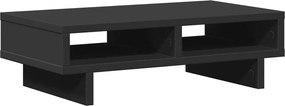 vidaXL fekete szerelt fa monitorállvány 50 x 27 x 15 cm