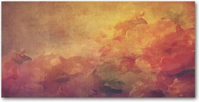 Üvegpanel a konyhába Virágok 120x60 cm Ragasztó