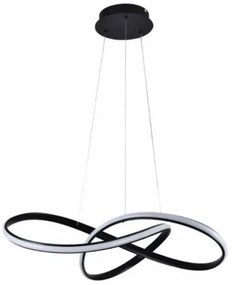 LED állítható fényerejű csillár kábellel LED/70W/230V 3000-6500K fekete + DO