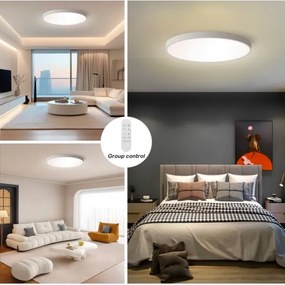 Immax NEO 07253L -LED Dimmelhető lámpa SEMPLICI 60W/230V Wi-Fi Tuya fehér + távirányító