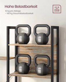 Könyvespolc, 14 polcos könyvespolc, 158 x 166 x 24 cm, türkizbarna és tintafekete