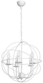 Csillár GLOBE 5 5xE14/60W fehér