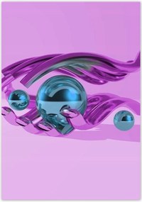 Poszterek 70x100 Lila illusztráció