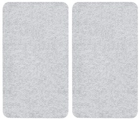 Edzett üveg tűzhely fedőlap szett 2 db-os 52x30 cm Transparent – Allstar