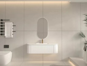 AREZZO design SIERRA 120 cm-es alsószekrény 1 fiók, 2 ajtó, matt fehér