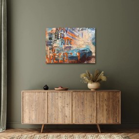 Kép - lovaglásra született (70x50 cm)