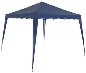 Capri party-sátor / rögzített pavilon 3 x 3 m kék UV védelem 50+