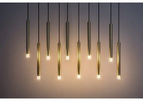 Rabalux 72365 - Csillár zsinóron RAMIRA 10xG9/5W/230V arany