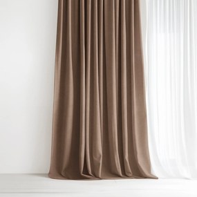 Goldea marbella dekoratív drapéria - mokka 160x135 cm