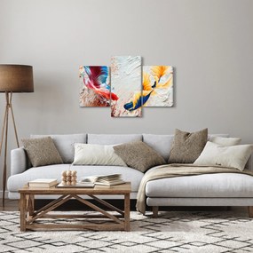 Kép - harcoló hal (90x60 cm)
