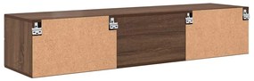 TV szekrény fiókkal barna tölgy 150 x 39 x 30 cm Faanyag