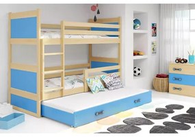 Gyerek emeletes ágy kihúzható ággyal RICO 160x80 cm
