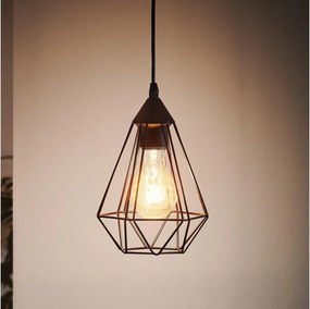 Eglo 94187 - TARBES kábelre függesztett függőlámpa 1xE27/60W/230V