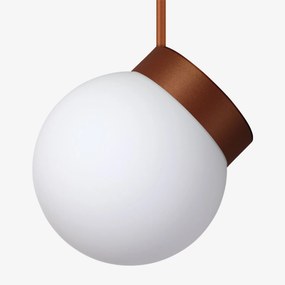 Lucis fĂŒggesztĂ©k Polaris Ztr 13.3W Led 3000K ĂŒveg rĂ©z opĂĄl ZTR.L1.280