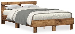 Műszaki Fa Ágykeret Viharvert fa Műszaki fa 120 x 190 cm Tartós