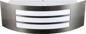 POLUX 303387 SITOM Modern Kültéri Fali Lámpa Ezüst E27 IP44
