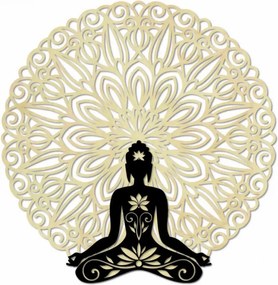 3D falfestmény Buddha mandalában 50, 70, 90 cm