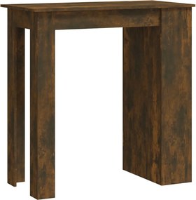 vidaXL füstös tölgy színű bárasztal tárolópolccal 102 x 50 x 103,5 cm