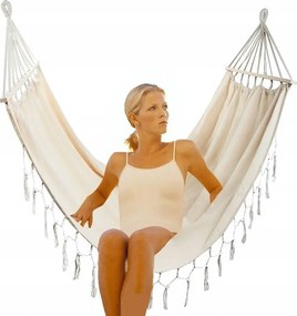 Függőágy Klasszikus kerti váz akasztós kétszemélyes hintaágy